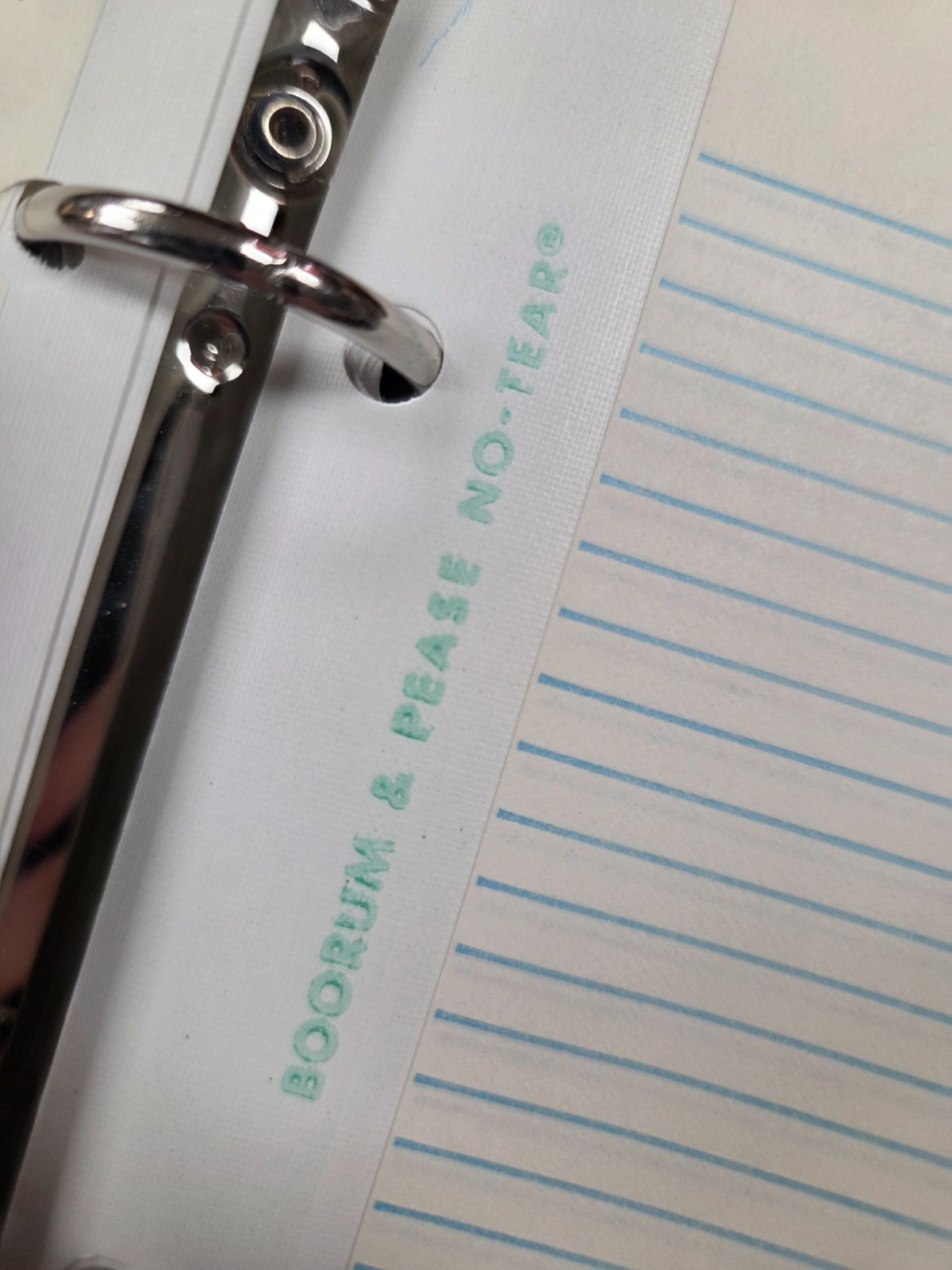 Boorum + Pease 11200 No-Tear Loose Leaf Lined Planner Album Pages 150+