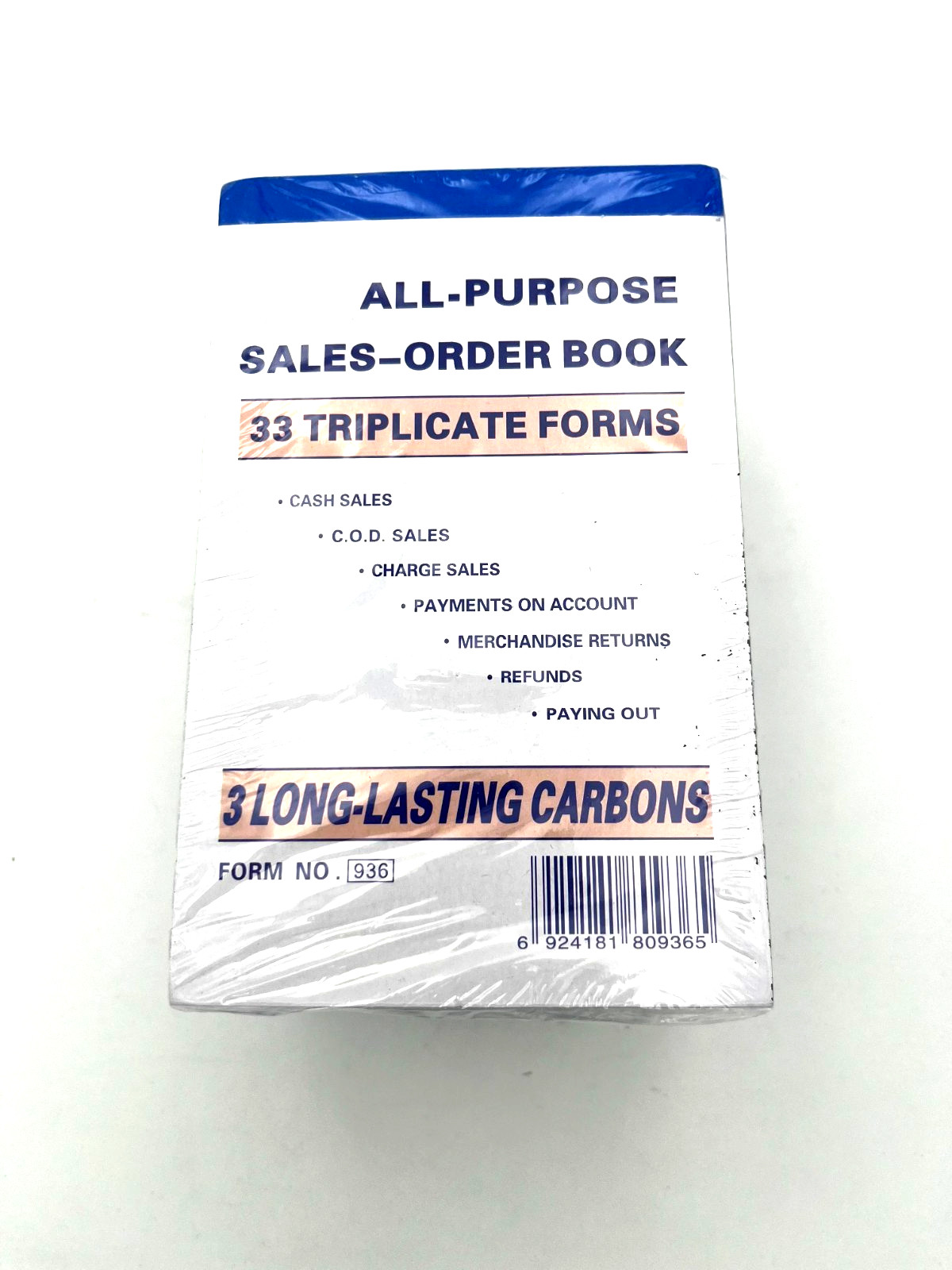 Lot of 12 Sales Order Books 3 Part 33 Sets All Purpose Receipt Invoice Form Book