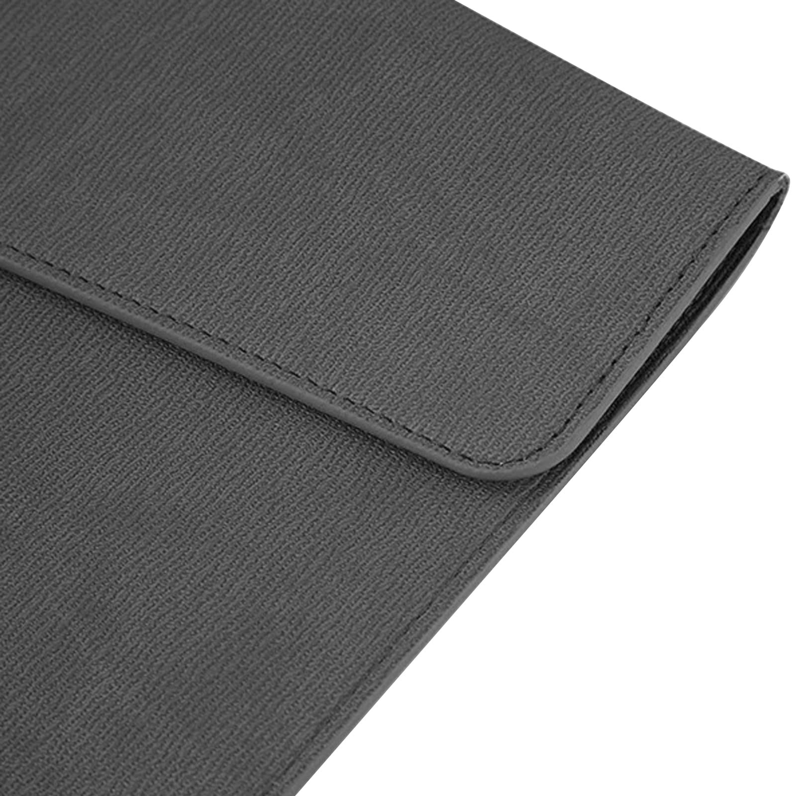 VANRA 1 Piece PU Leather Envelope File Folders A4 Paper 13″L x 9.6″W, Black
