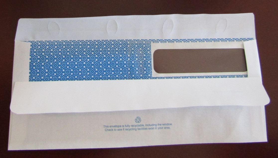 Intuit Quickbooks Envelopes #8 Genuine Intuit w Self Adhesive Security 1 Count