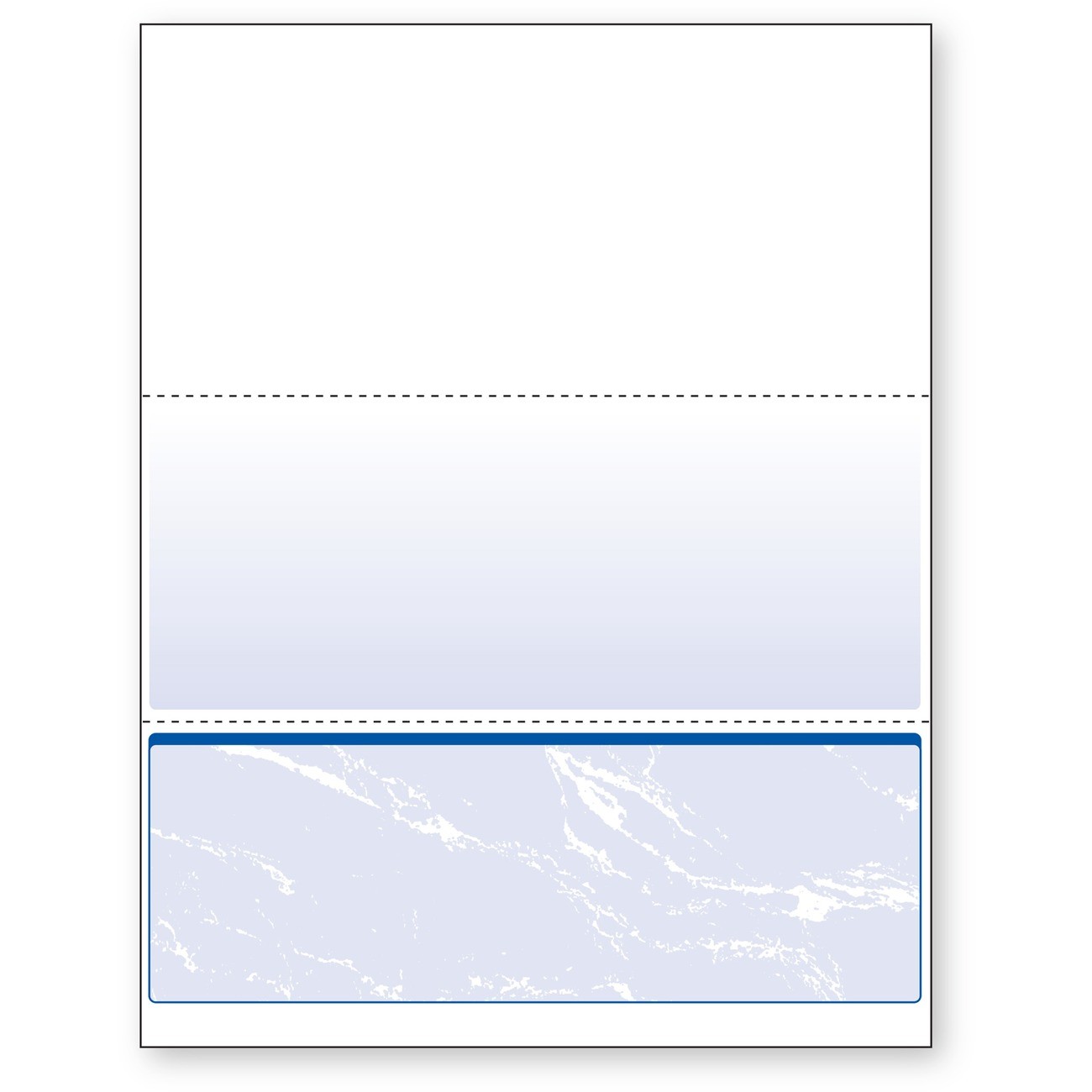 Paris Corp 04517 Docuguard Check Paper 8.5×11 24lb Blue Marble