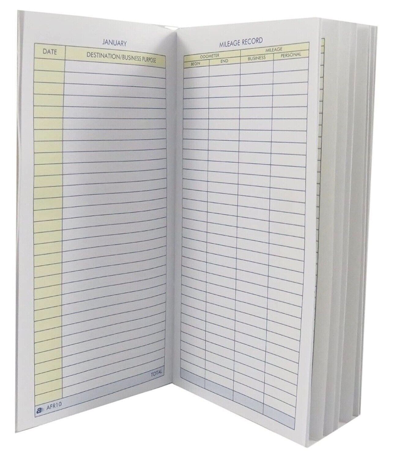 Adams AFR10W Vehicle Mileage Journal, Daily Log, FAST FREE SHIPPING! US SELLER