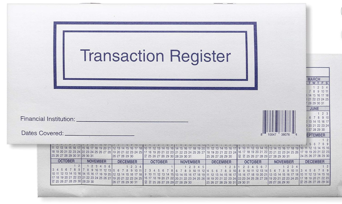 10 Pack Checkbook Register 2026-2028 Personal Transaction Ledger