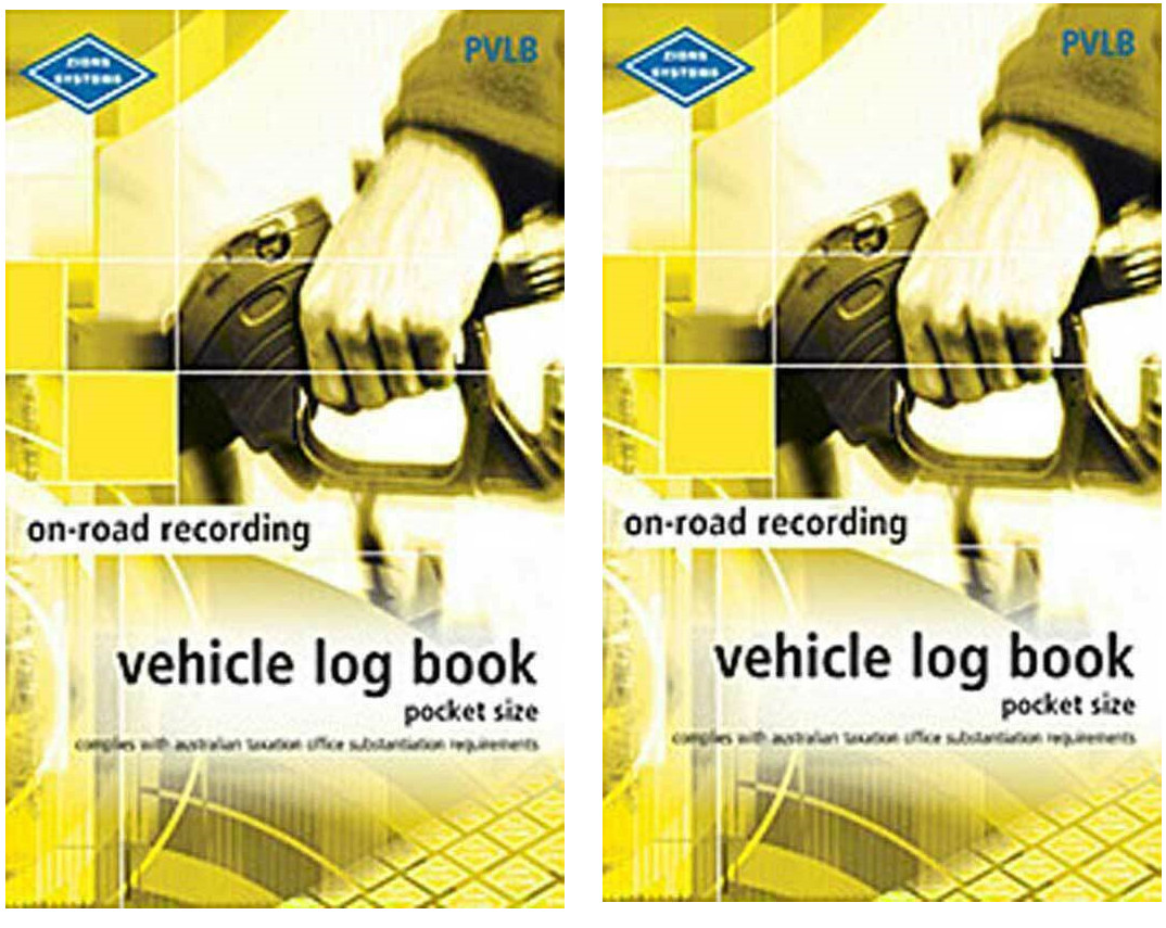 2 x Zions Vehicle Motor Car Log Record Journal Bo0k ATO Compliant 64 Page – PVLB