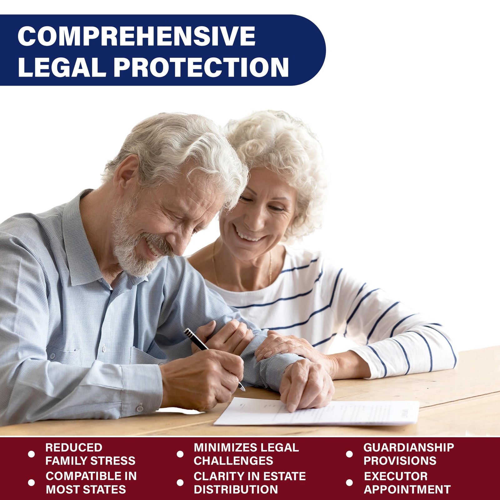 Last Will & Testament Kit 2025 – Easy Legal Will for Seniors & Young Adults, …