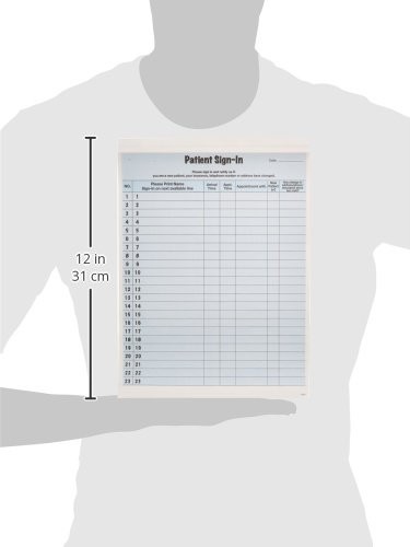 Tabbies Patient Sign-In Label Forms, 8-1/2″ x 11″ Form, Blue, 23 Labels/Sheet,