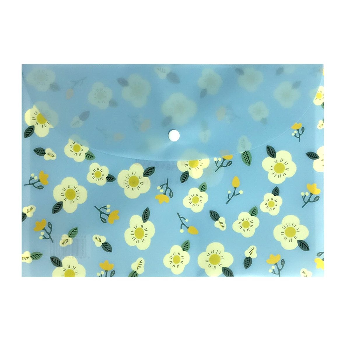 Document Folder, Yeebline 8 Pack Poly Envelopes, Floral Printed Multicolor