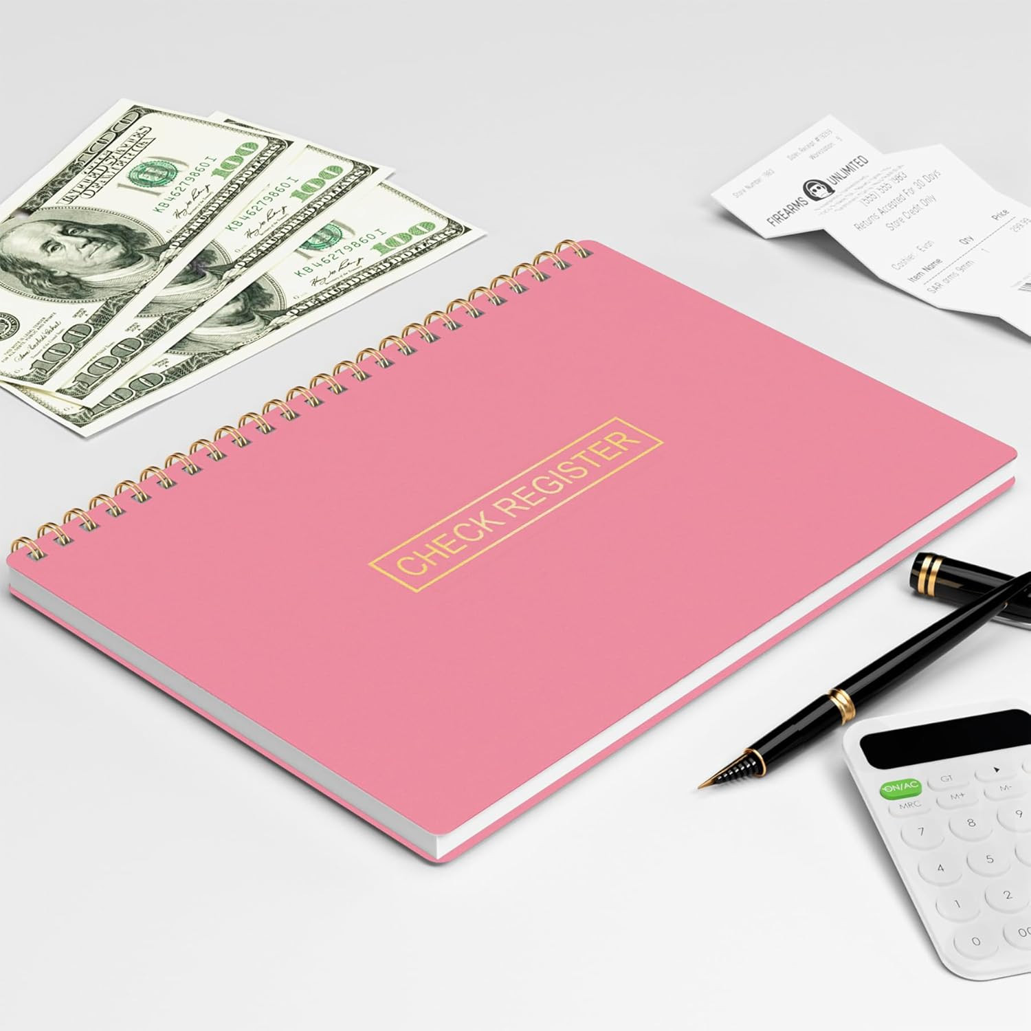 Check Registers for Personal Checkbook, Transaction Expense Ledger Log Book for
