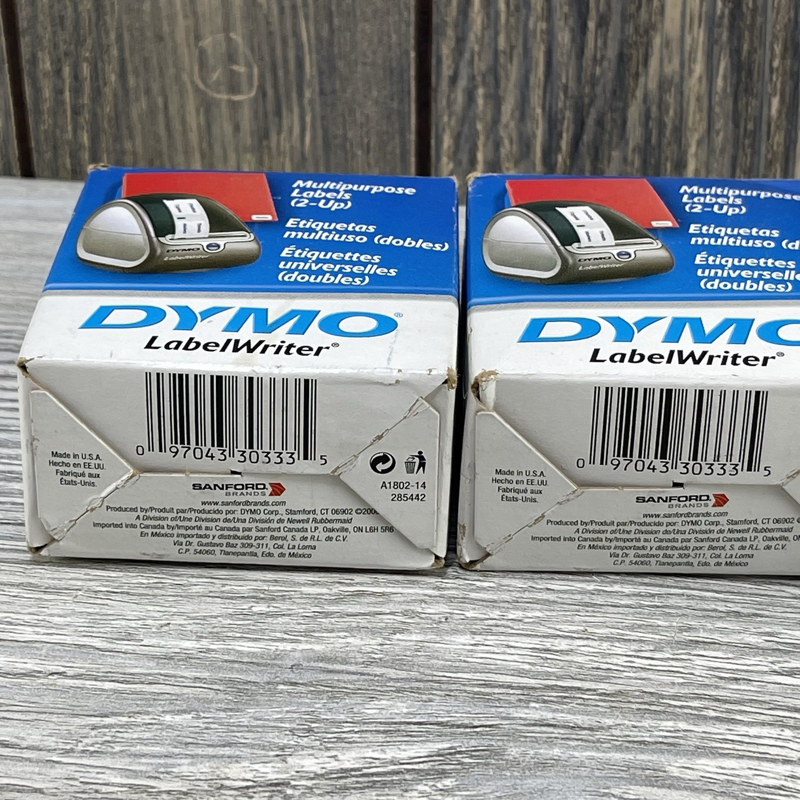 DYMO LabelWriter Multipurpose Labels 1/2 x 1 White 1000 Labels/Roll 30333 Lot 3