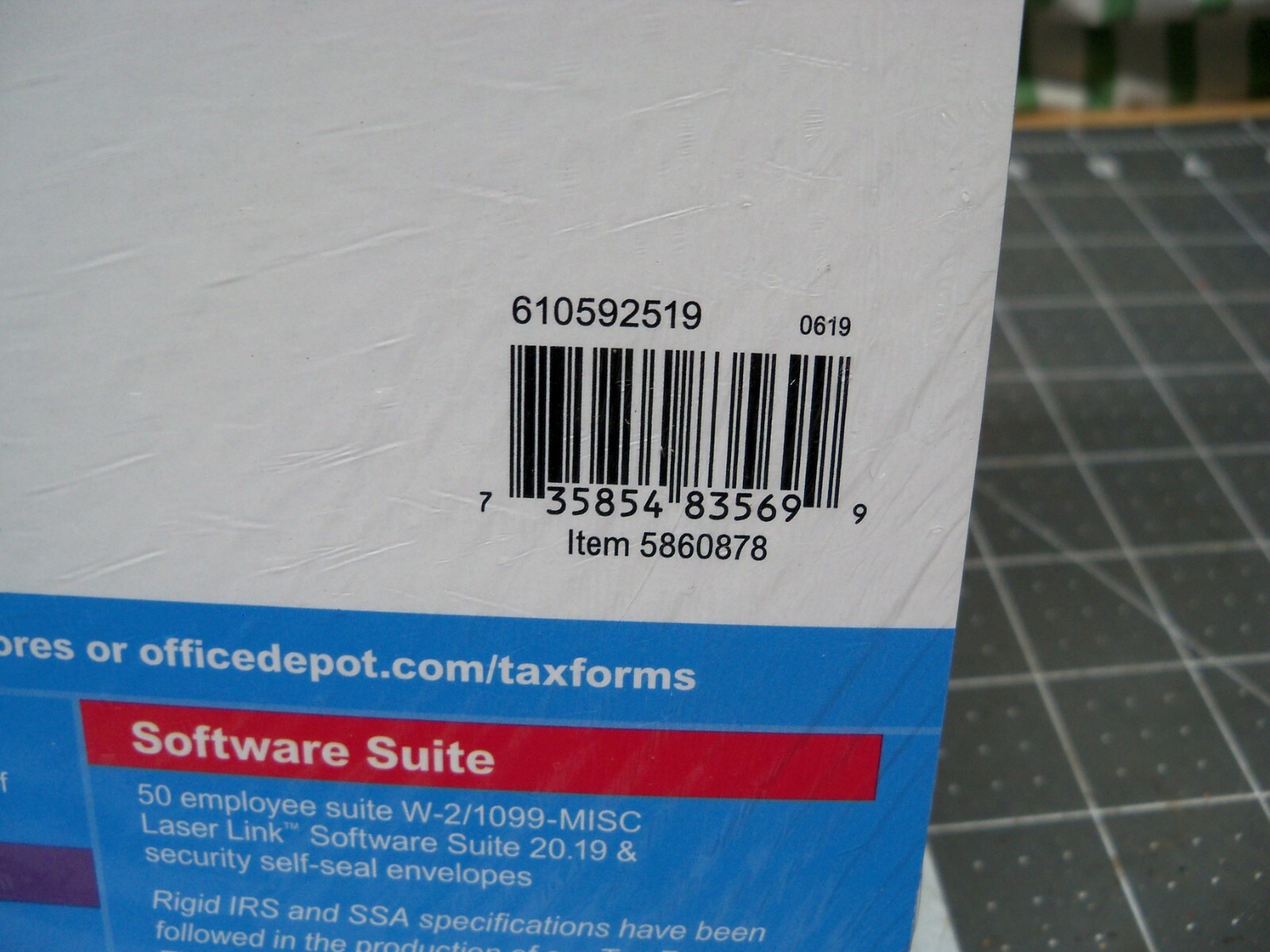Office Depot 1099-MISC Tax Forms 2019, 2-Up, 4-Part 8-1/2″ x 11″, 25-PK Staples
