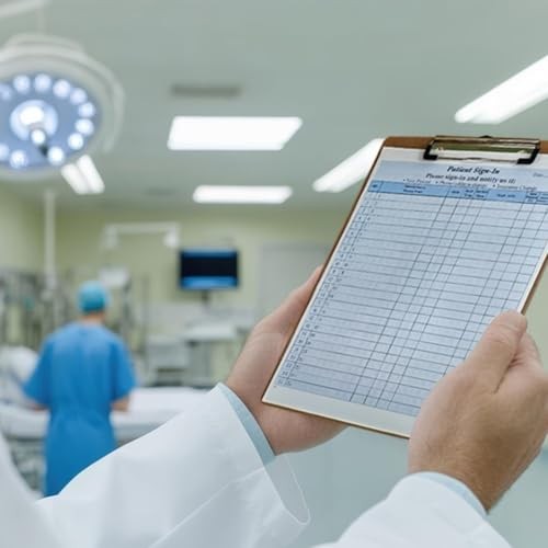 Patient Sign in Sheets, HIPAA Compliant, 125-Pack, Carbonless 3-Part Medical