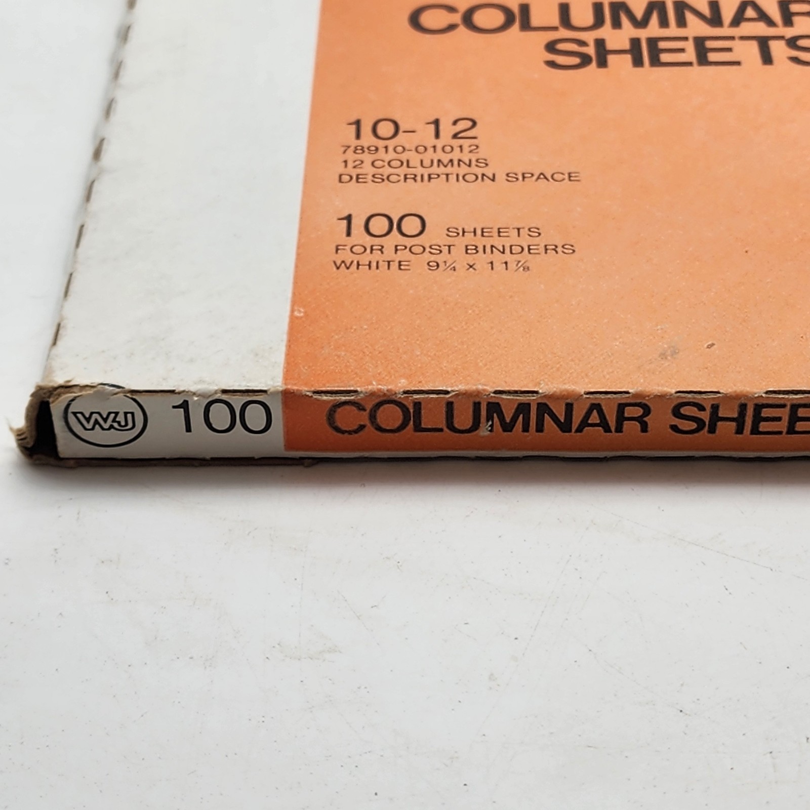 Wilson Jones Accounting Sheets 10-12 Columnar 9-1/4 x 11-7/8 Loose Sheets