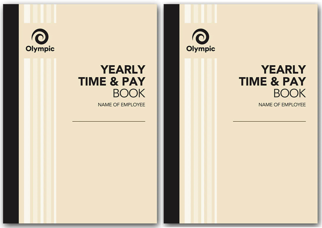 2 x Olympic Time and Pay Book A5 210 x 148 32 Pages ATO Compliant *