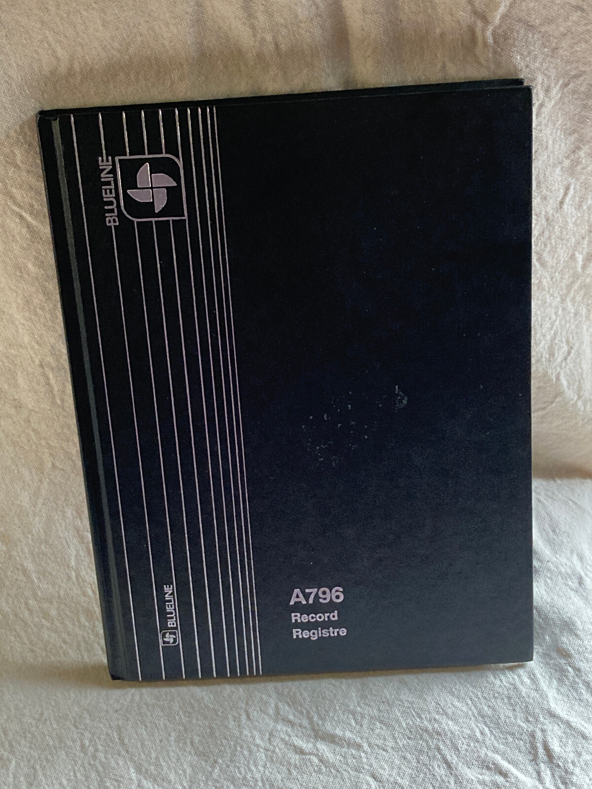 Black Hardcover Accounting Record Book for Tracking Financial Balances