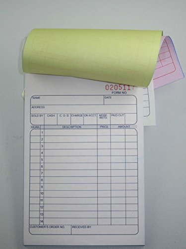 10 Pack Sales Order Book 33 Triplicate Forms Carbonless 3 Copy’s