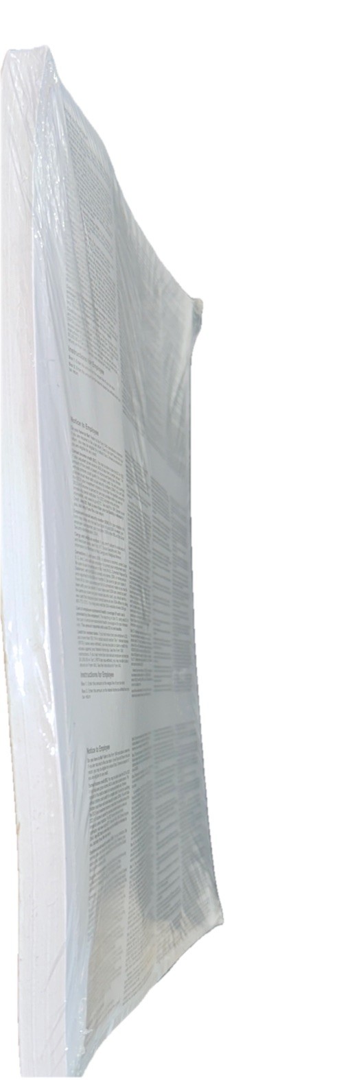 2022 Blank W-2 Forms – 3-Up Employee Copies – Laser/Inkjet – New Sealed Pack 100