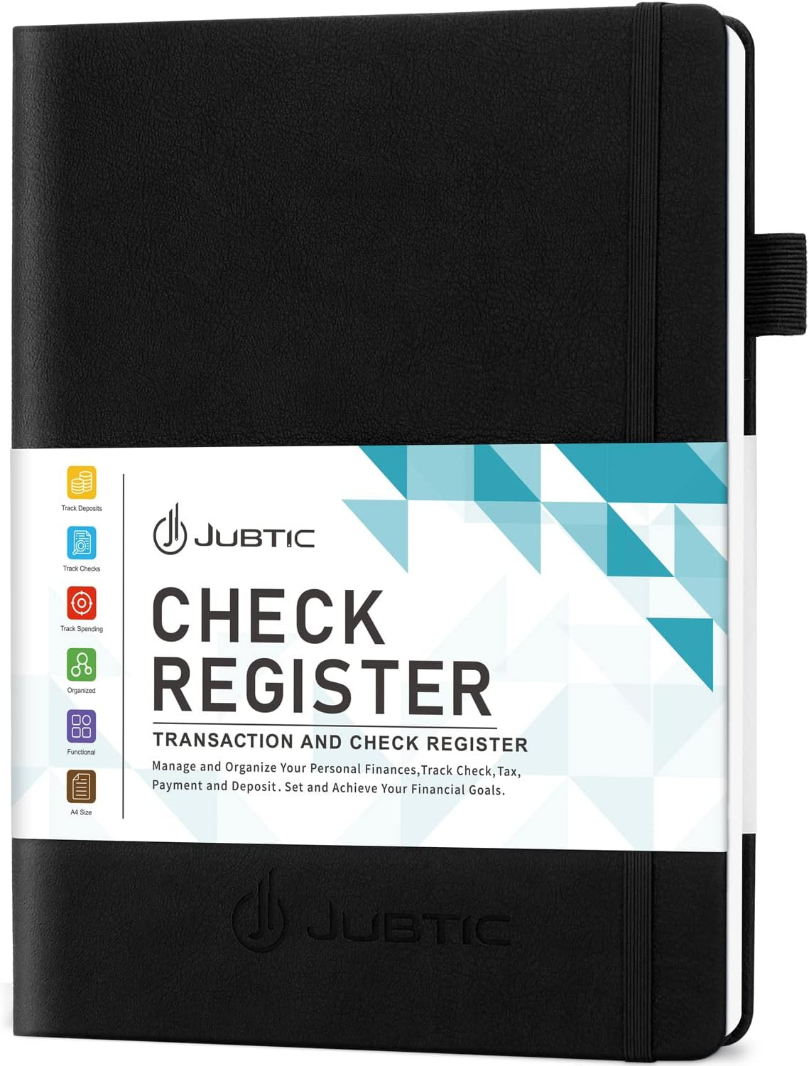 Hardcover Check Registers for Personal Checkbook(7.5X10″), Large Accounting Ledg