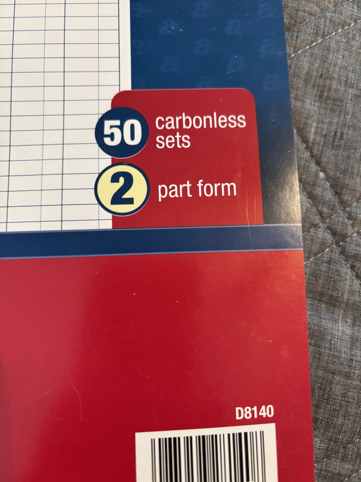 Book Of Invoices New 50 Sets Duplicate Carbonless 8 3/8x 10 11/16”