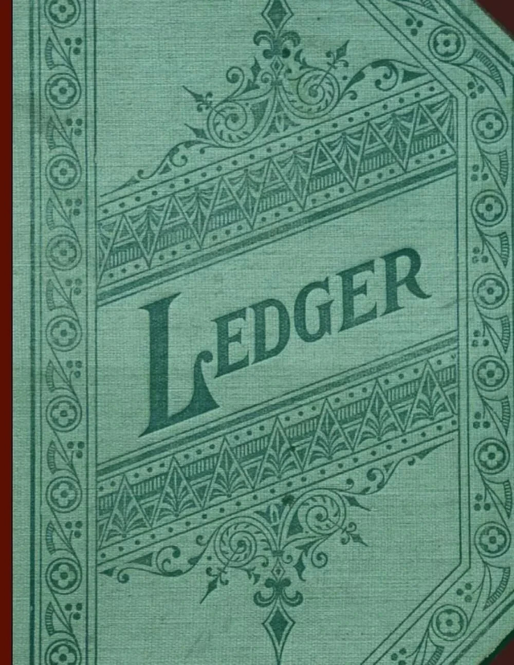 Ledger: 3 Column Accounting Ledger Book 8.5×11″ 100 pages