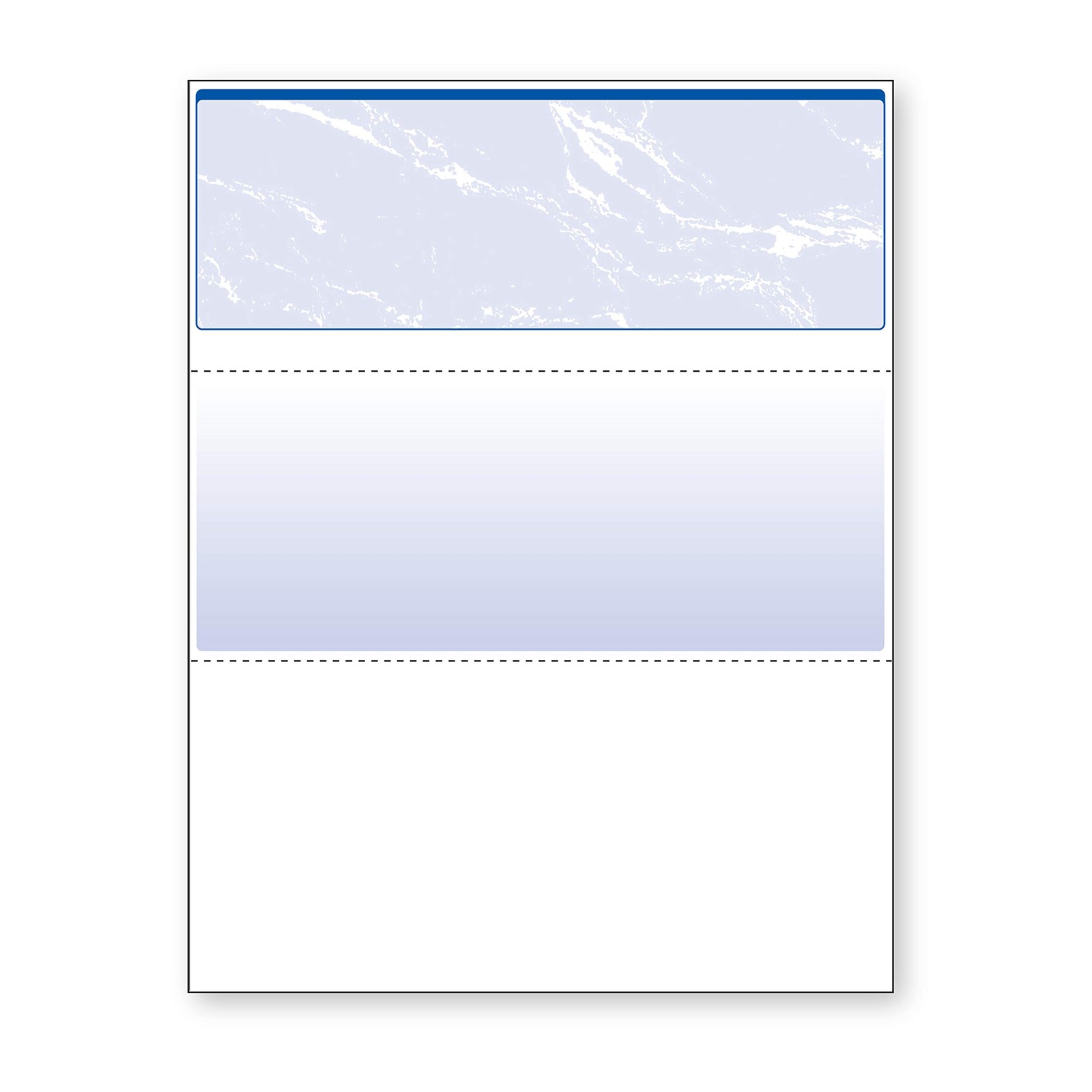 Standard Blue Marble Top High Security Check Paper – Laser/Inkjet Printer Com…