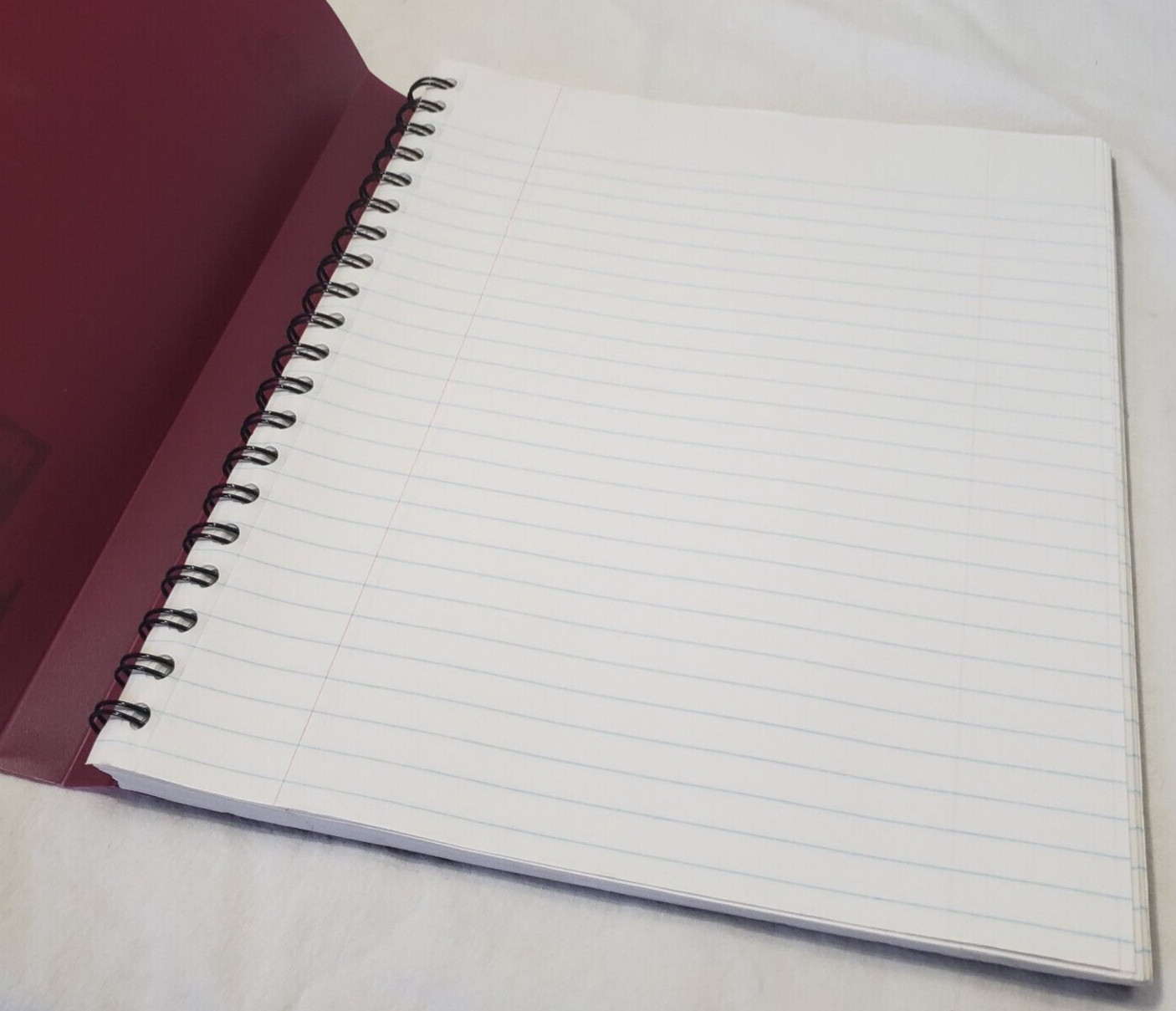 2 Stuart Hall EDGE Plus Spiral 1 Subject Perforated Notebook plastic cover 51620