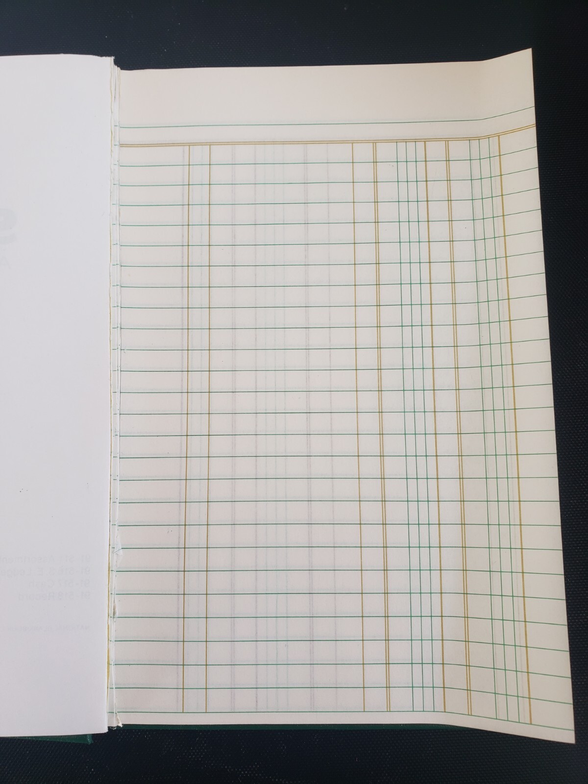 Vintage Simplex S.E. Ledger Account Book 5″ X 8″ USA #91-516 Missing Some Pages