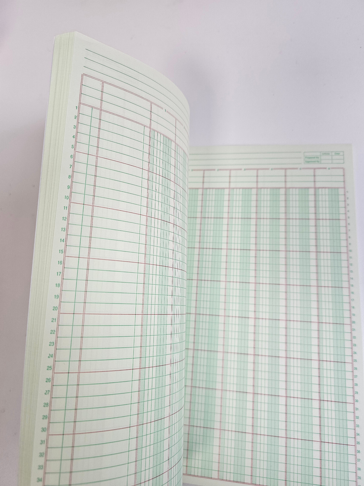 Adams Columnar Analysis Pad, 6 Column, 8 1/2 X 11, Single Page Format, 50 sheets