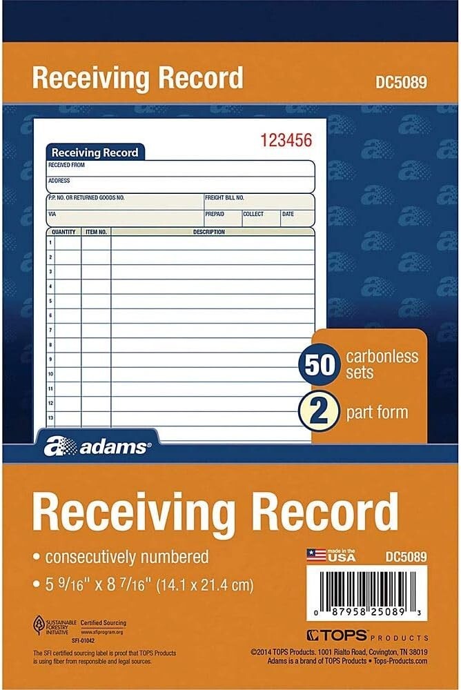 Adams Applications for Employment 8.5 x 11 Inch 100 Forms 3 Hole Pre Punch
