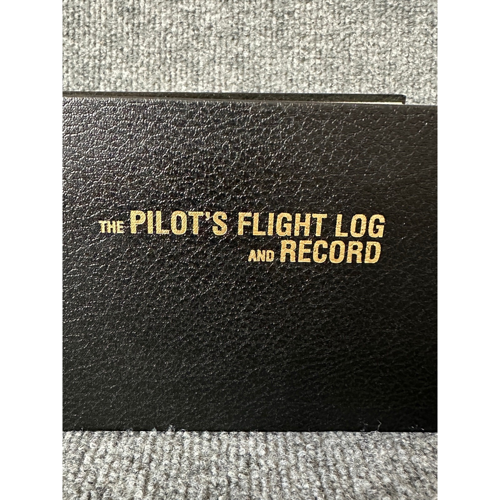 Vintage MCM Pilot’s Log and Record Book aviation logbook journal ephemera 9×5