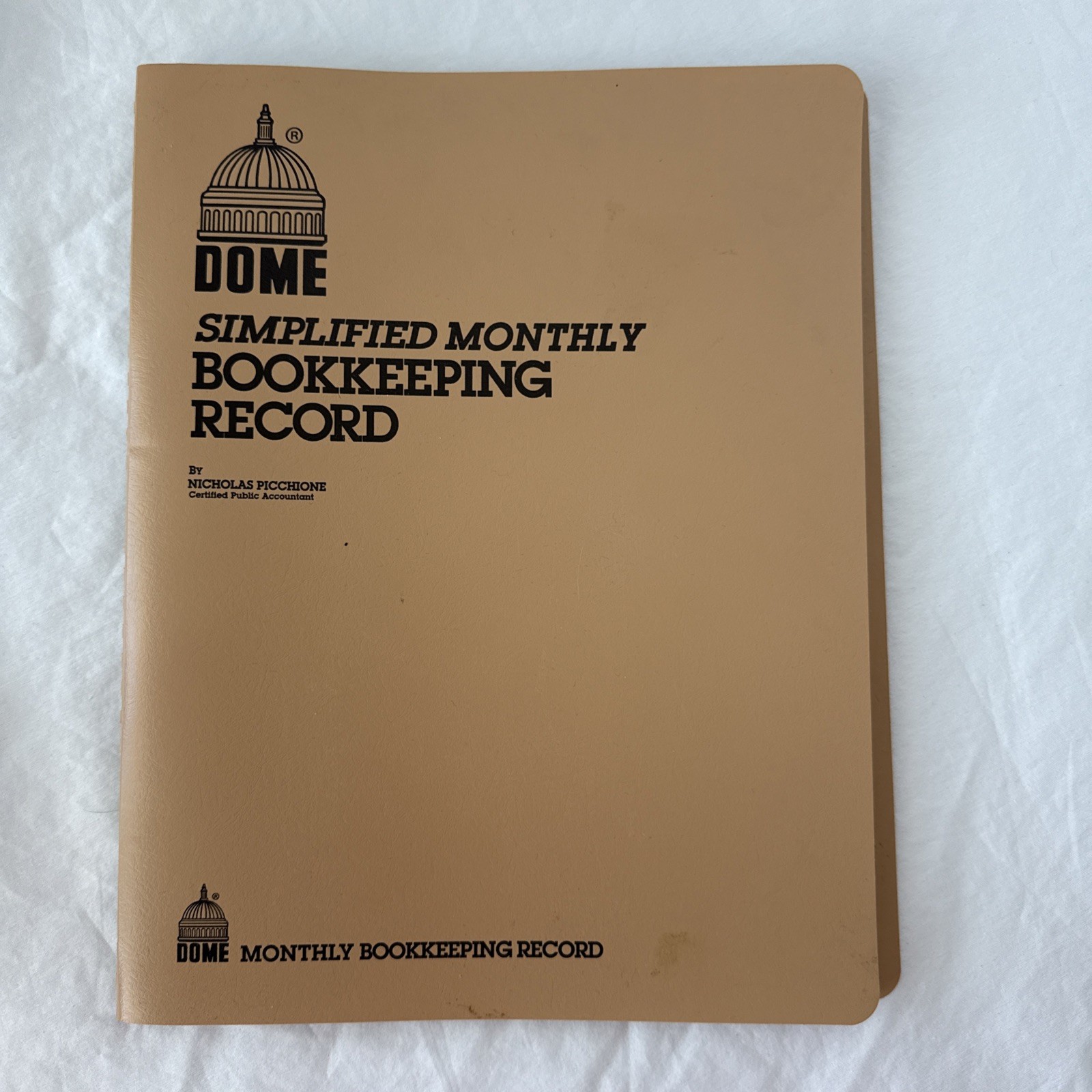 Lot Of 2 Dome Simplified Monthly Bookkeeping Record Notebooks 2013 & 2019
