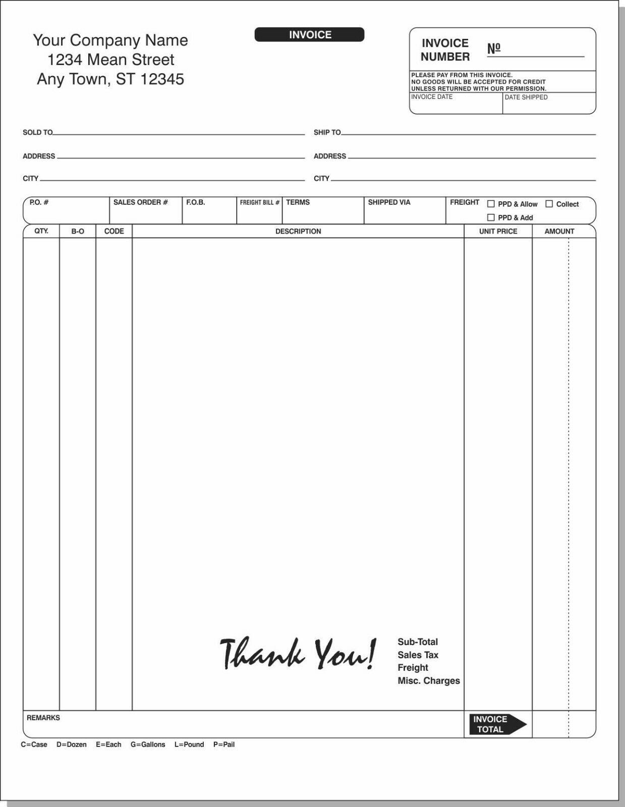 FORMS NCR CARBONLESS – 1000 SETS 3 PART CUSTOM printed