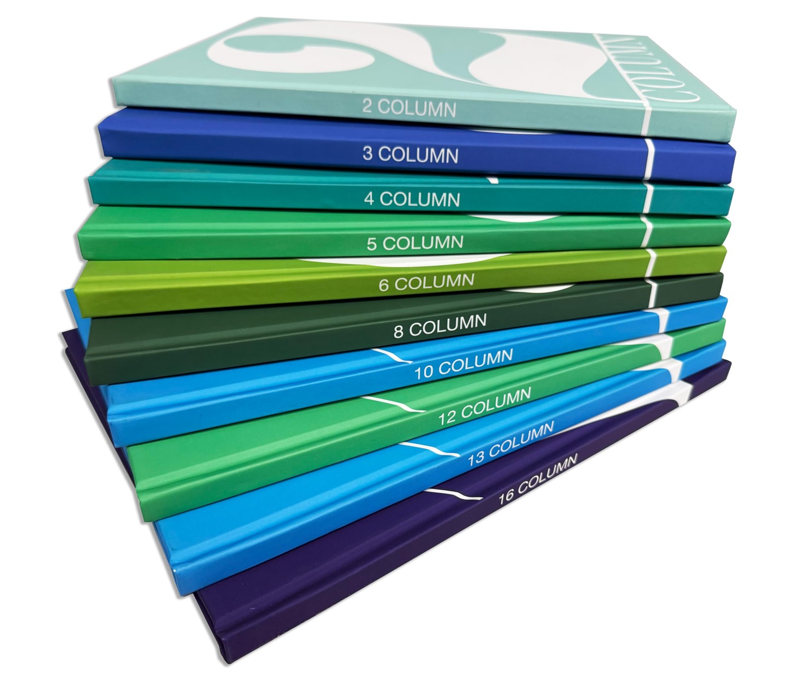 8 Column Book Hardbound Columnar Notebook (Eight Columns Columnar Book) Logbo…