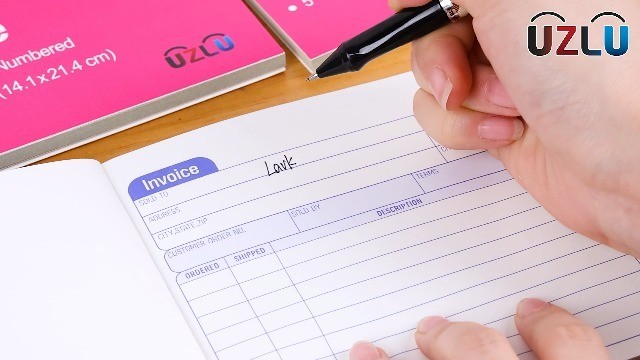 40 Pack Carbonless Invoice Book 2-Part for Small Business, 5.5″x8.5″ Receipt Pad