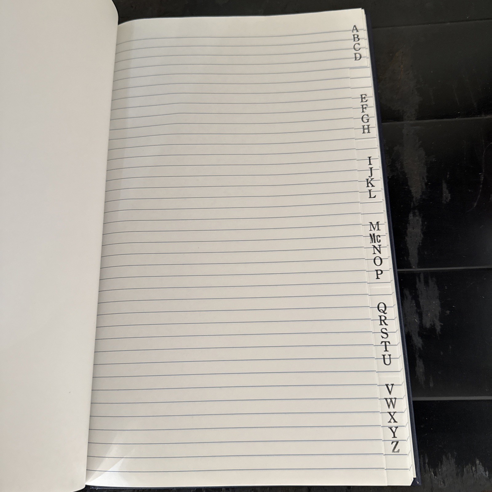 Mead Management Series SE Ledger Vintage 1990 w/Alphabetical Dividers Pages