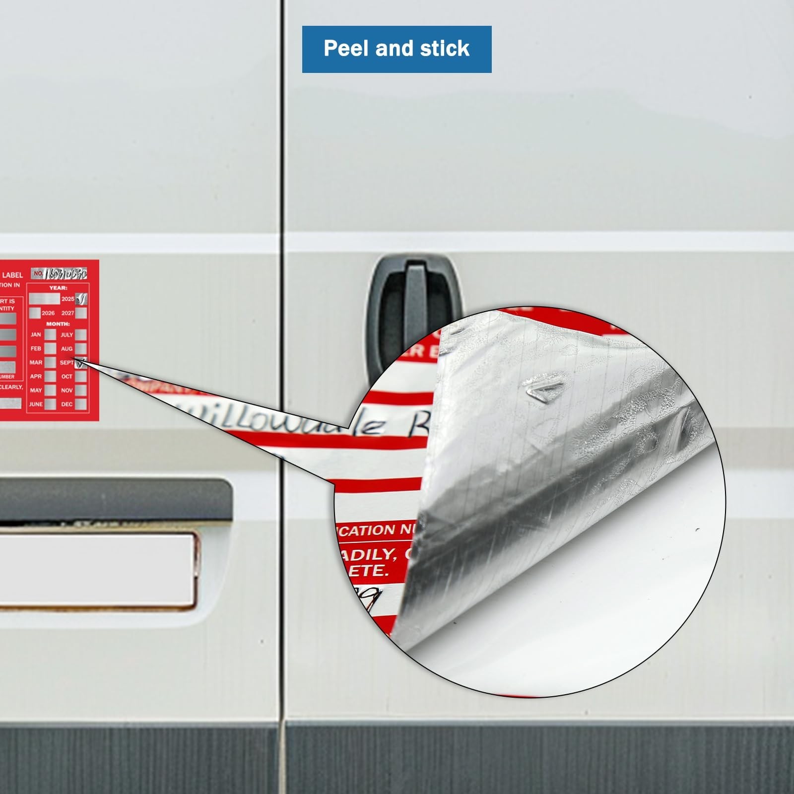 2 in 1 Organization Kit 30 Pack Carbonless Forms with Hardboard and Red Aluminum