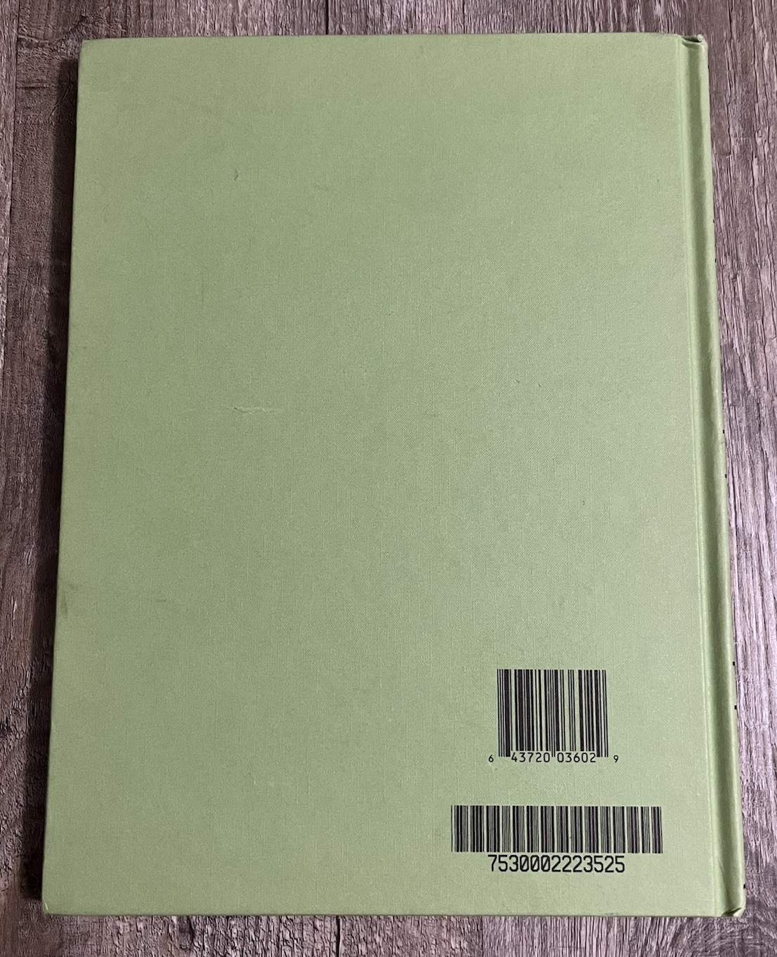 Federal Supply Service Record Book Green Hardbound 7530-00-222-3525