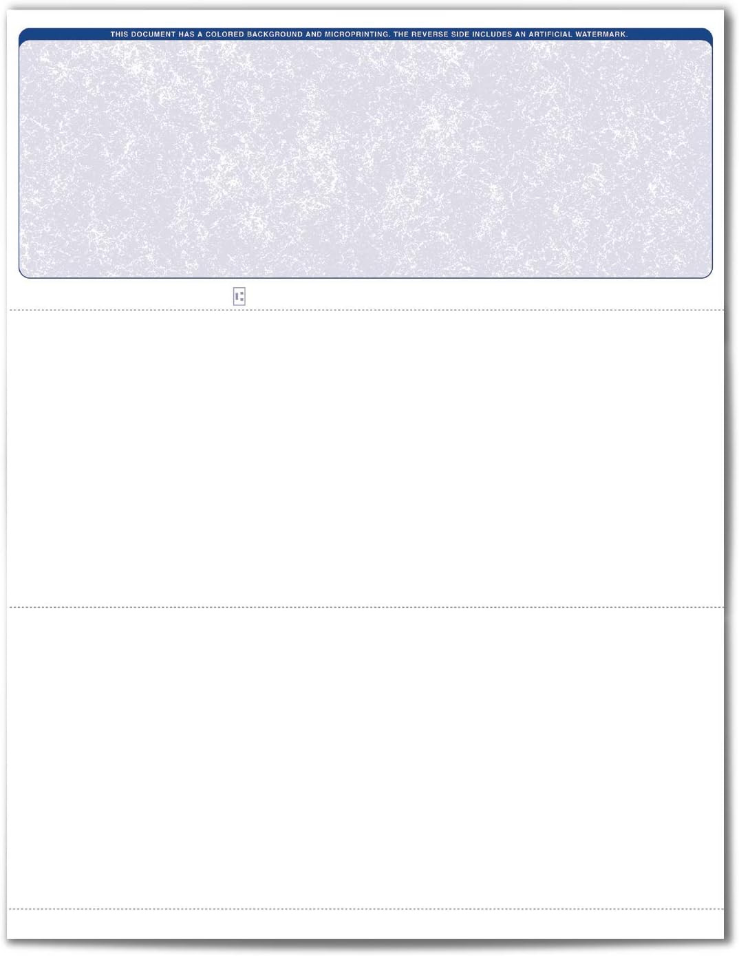 Versacheck Valuechex – 500 Blank Business Voucher Checks – Blue Classic – 500 Sh