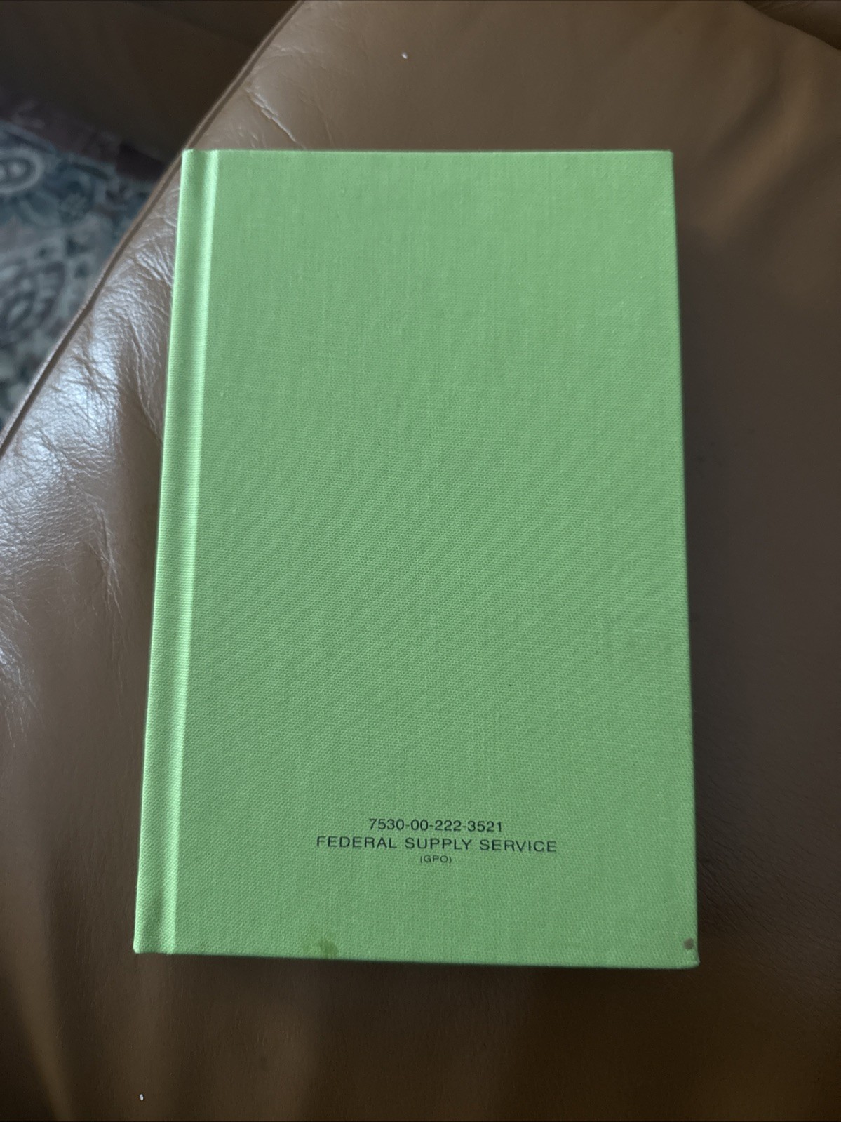 UNITED BOOK PRESS 7530-00-222-3521 Military Log/Record Book,192 Sheets 361YL5