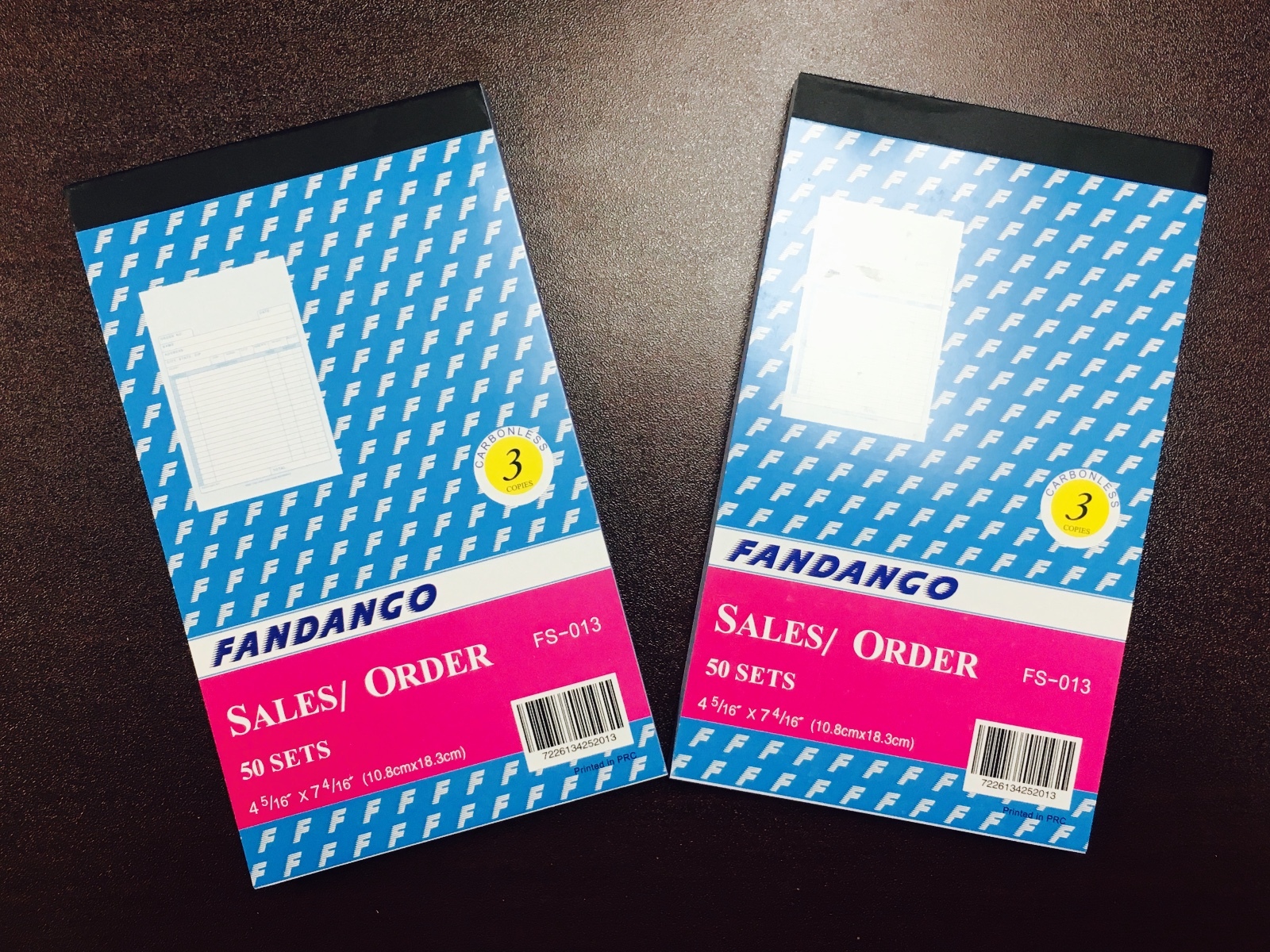 2 Pack: 3 part Carbonless Sales Order Books Receipt Form Invoice 50 Set 4.5×7.5