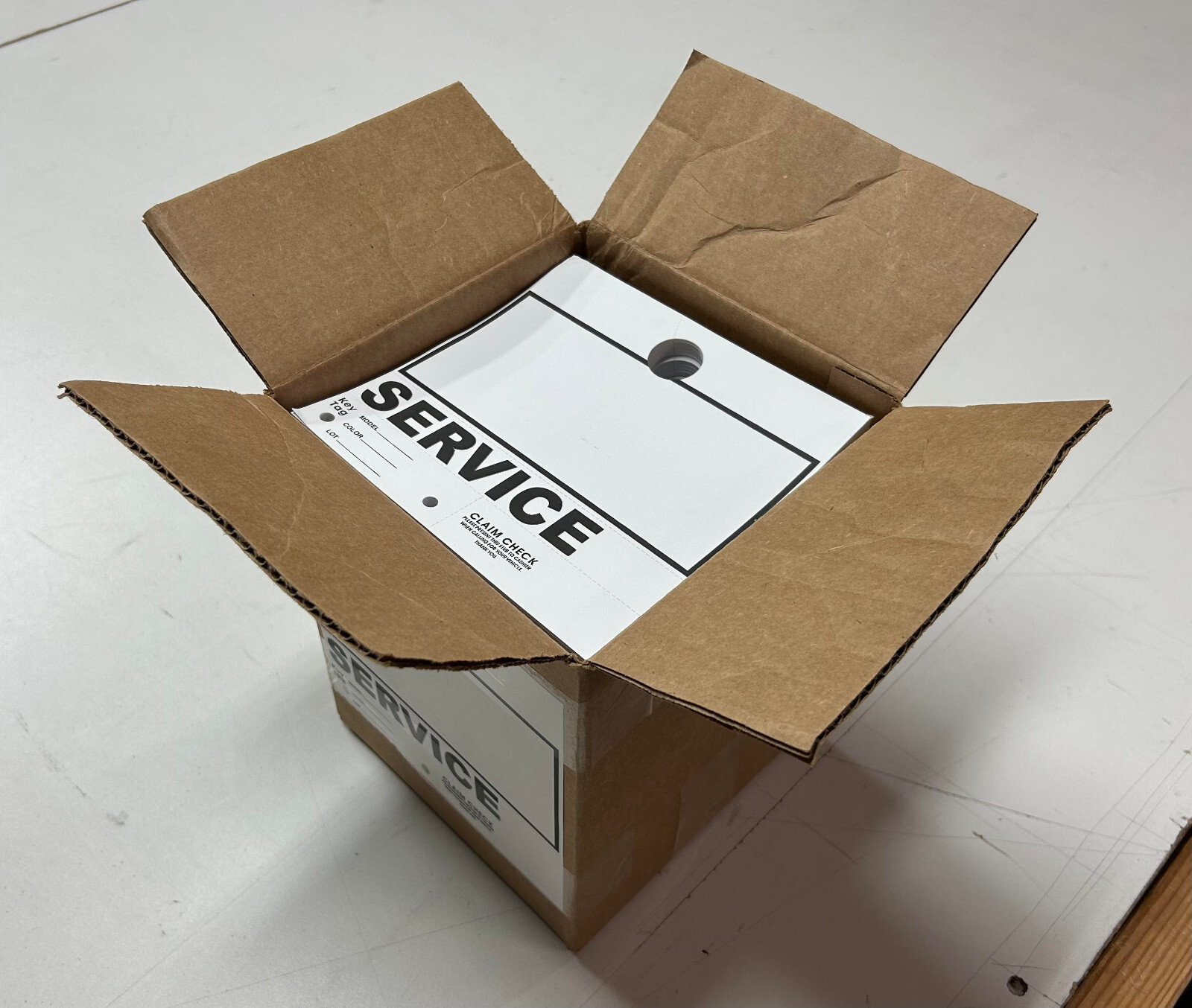 Auto Service Claim Tag – 1000 count