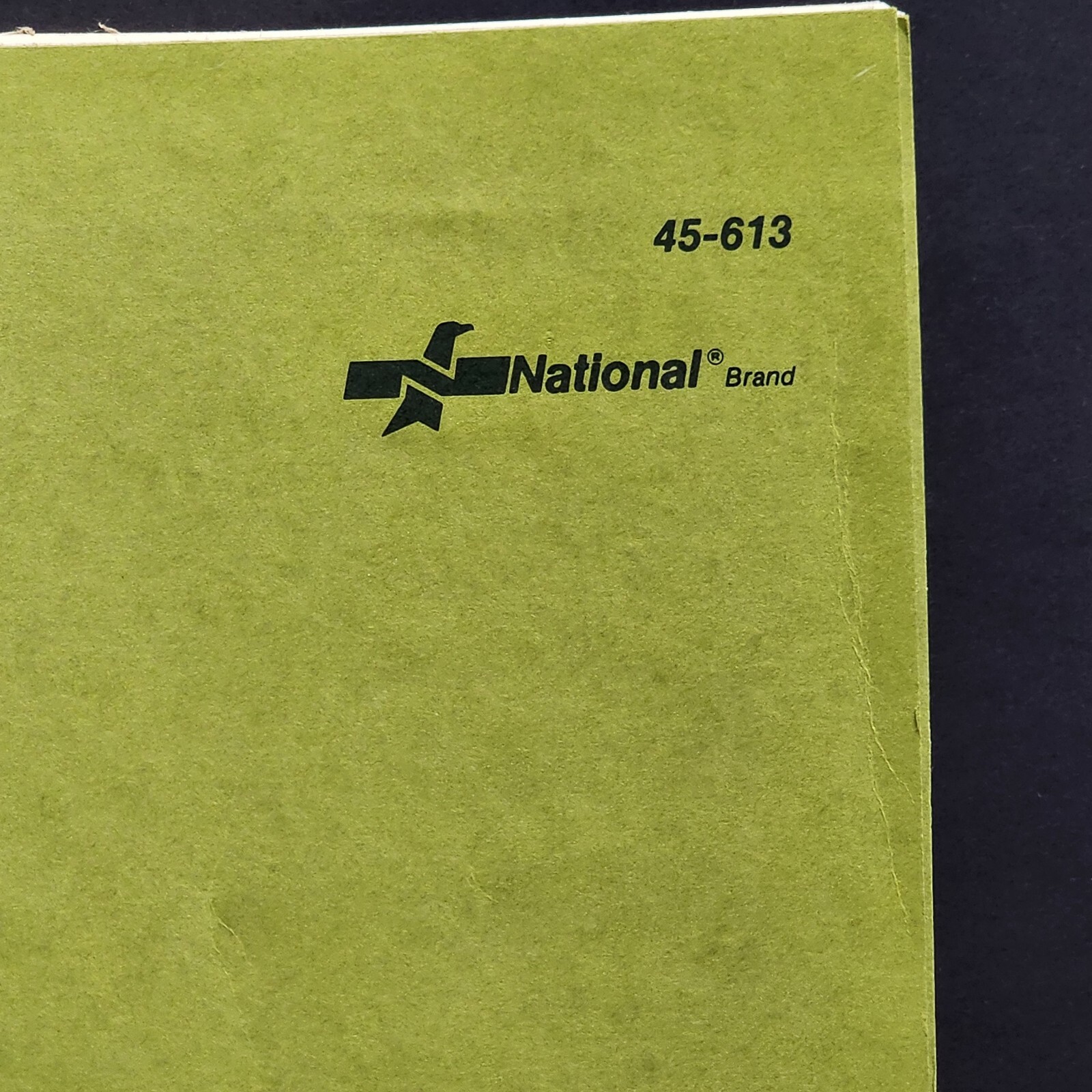 3 Pack NATIONAL Analysis Pad 13 Column Green Paper 11 X 16 3/8 100 Sheets 45-613