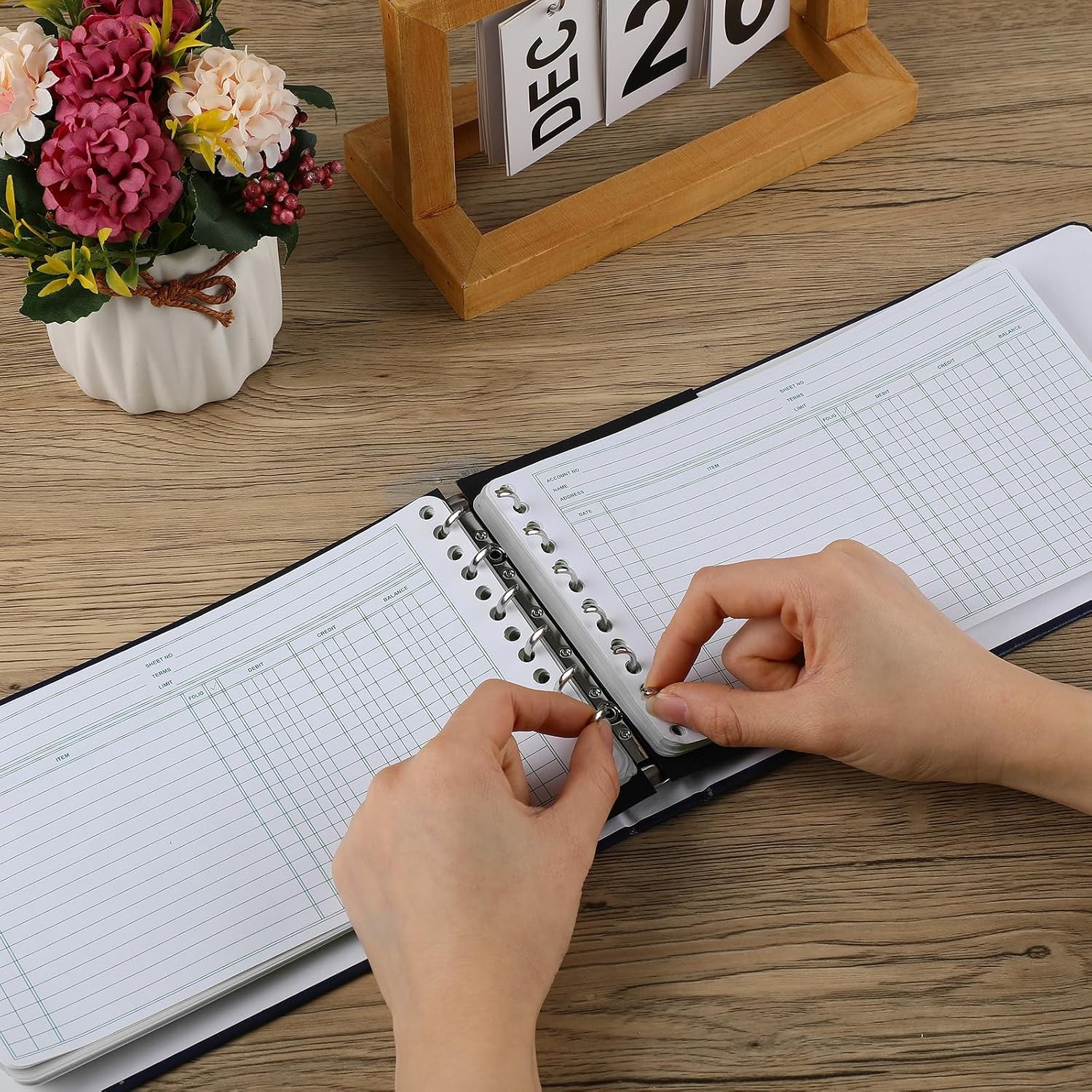 200 Pcs Ledger Sheets 5×8.5 Inch Extra For Ledger Books