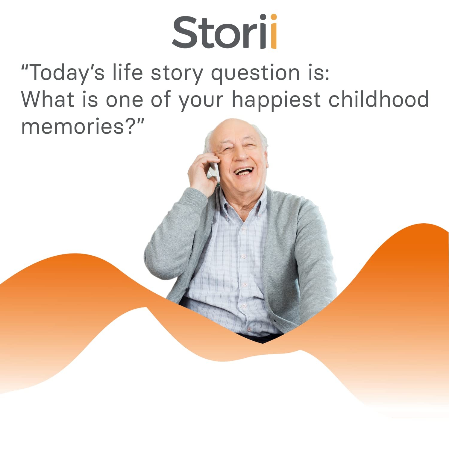 Storii – Record Your Memoir: Gift Box – 12 Months of Life Story ys/m, Orange