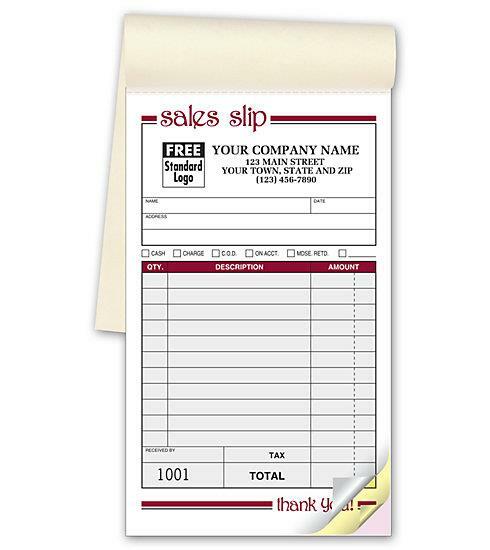 250 Sales Books / Medium Size 4.187″ x 7″ / 2 Part / Nebs Deluxe # 2500