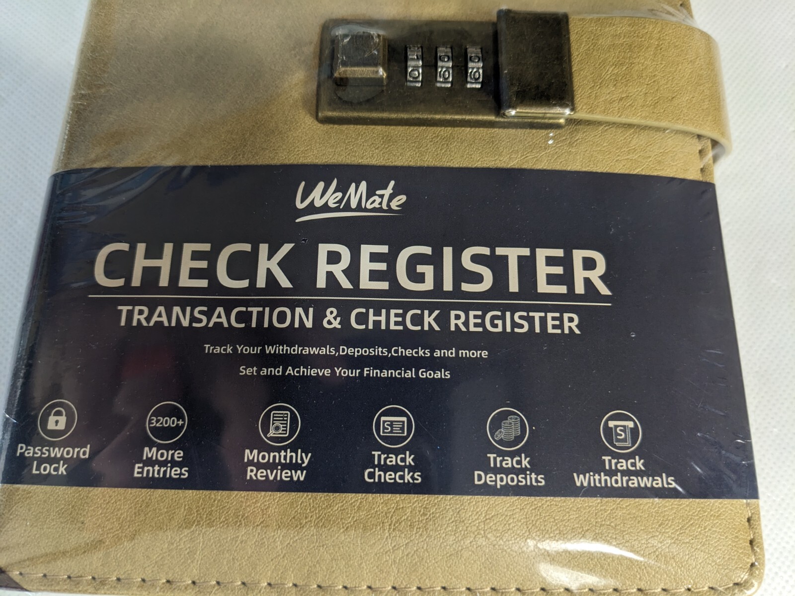 NEW- WeMate Transaction & Check Register – Track Personal Or Business Financials