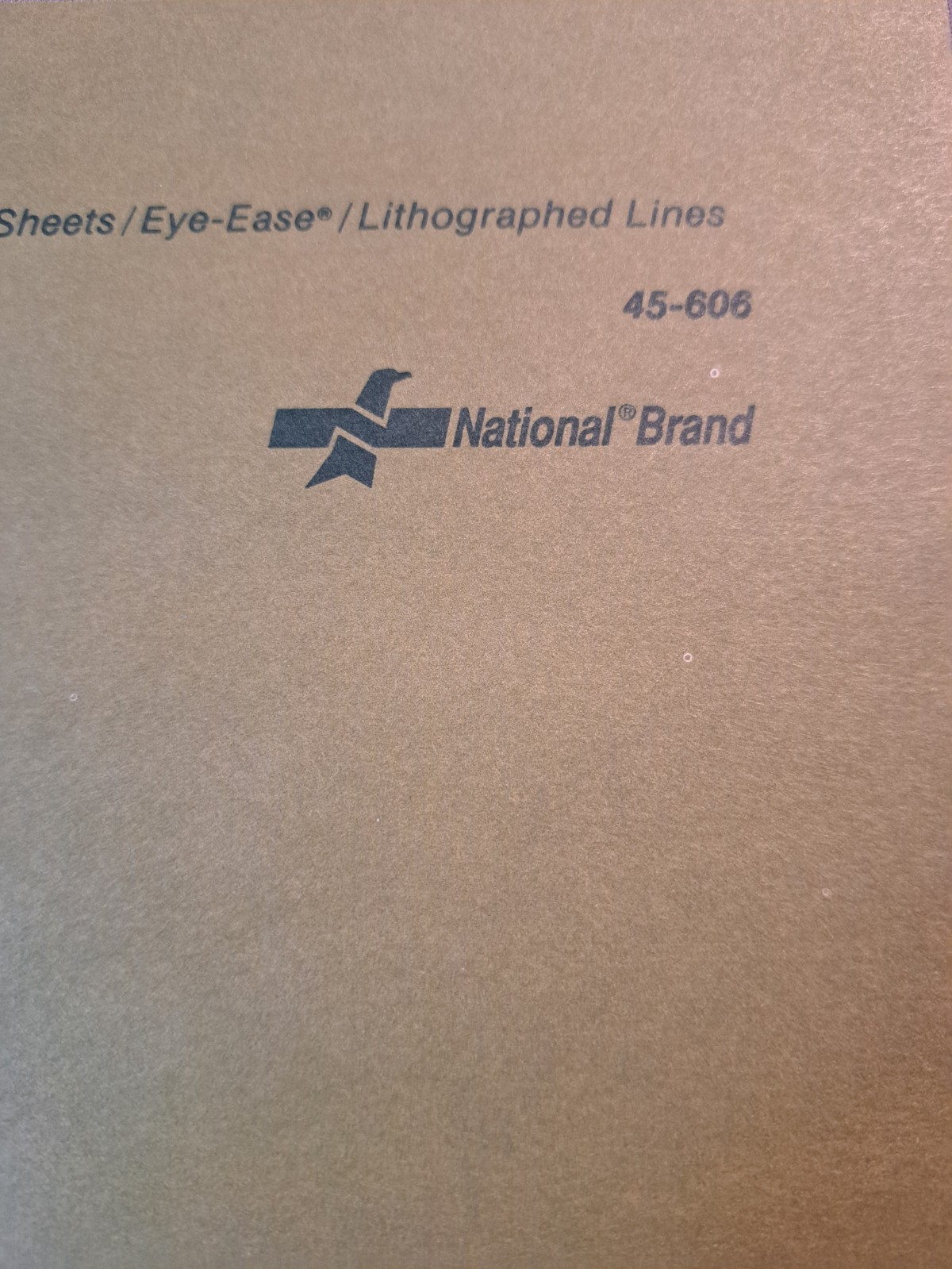National Brand Analysis Pad 6 Columns 45-606 Eye-Ease 11″ x 8.5″ LOT OF 2