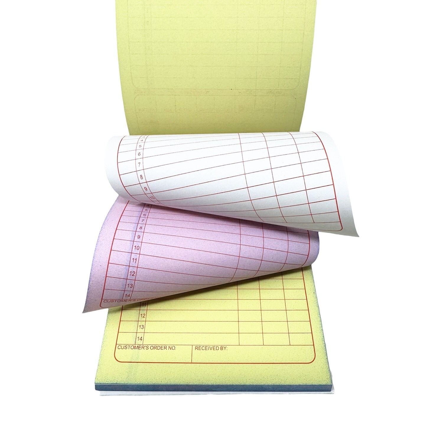 10 Pack Receipt Book 3 Parts Sales Order Books 33 Sets Invoices & Receipts Form