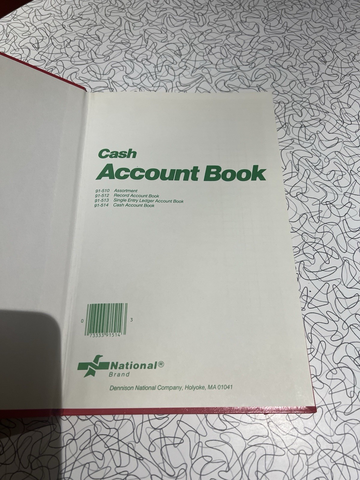 National Check Expense Register