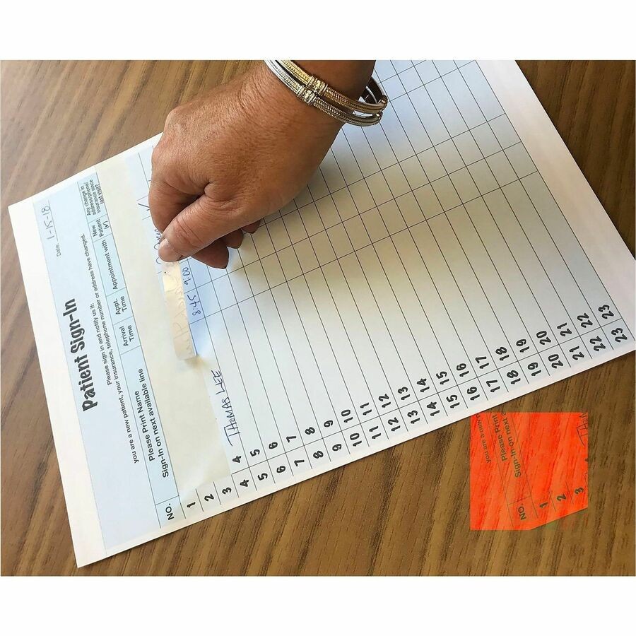 Tabbies Patient Sign-in Label Forms – 125 Sheet[s] – 125 / Pack (tab-14531)
