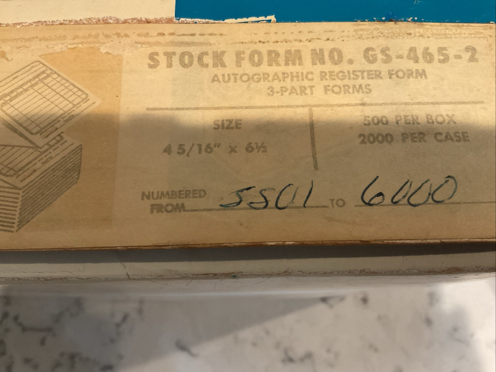 Business Forms Carbonless Sales Invoice Books GS-465-2 NOS